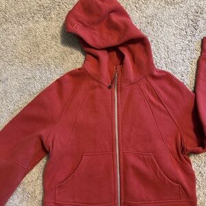 Lululemon crop zip up hoodie